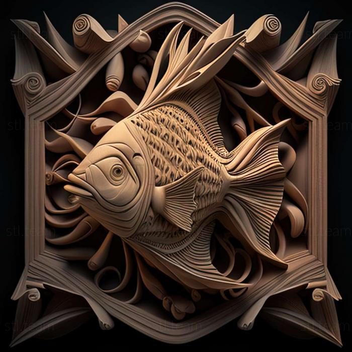 3D model Shterby s shell fish (STL)